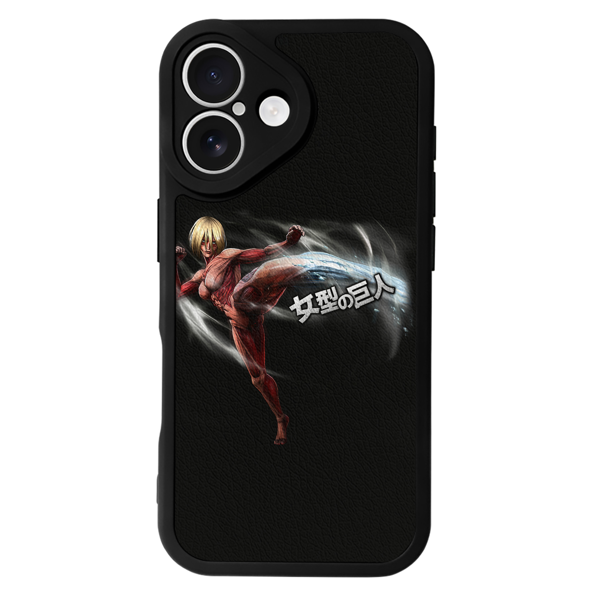 （画像用） 進撃の巨人 Attack on Titan 【iPhone 16シリーズ対応】シリコンスマホケース（レザー調） 材質：シリコン